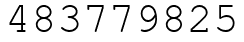 Число 483779825.