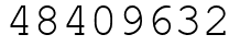 Число 48409632.