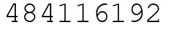 Число 484116192.
