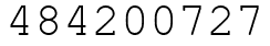 Число 484200727.