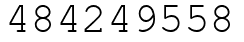 Число 484249558.