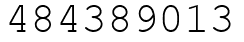 Число 484389013.