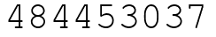 Число 484453037.