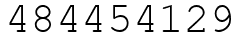 Число 484454129.