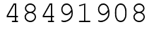 Число 48491908.