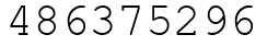 Число 486375296.