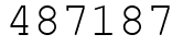 Число 487187.