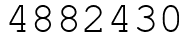 Число 4882430.