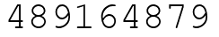Число 489164879.