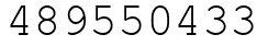 Число 489550433.