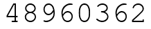 Число 48960362.
