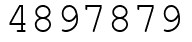 Число 4897879.