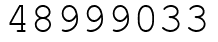 Число 48999033.