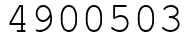 Число 4900503.
