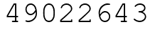 Число 49022643.