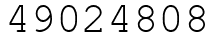 Число 49024808.