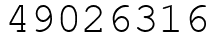 Число 49026316.