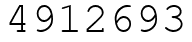 Число 4912693.