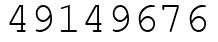Число 49149676.