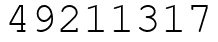 Число 49211317.
