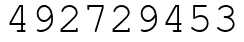 Число 492729453.