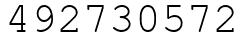 Число 492730572.