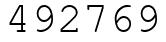 Число 492769.