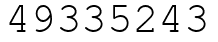 Число 49335243.