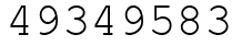 Число 49349583.