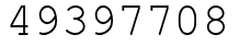 Число 49397708.