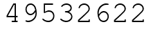 Число 49532622.