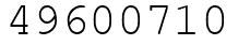 Число 49600710.