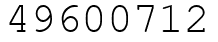 Число 49600712.
