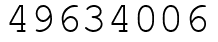 Число 49634006.