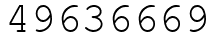 Число 49636669.