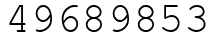 Число 49689853.