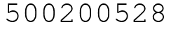 Число 500200528.