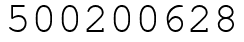 Число 500200628.