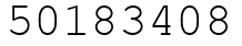 Число 50183408.