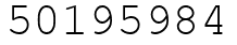Число 50195984.