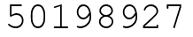 Число 50198927.
