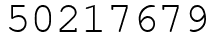 Число 50217679.