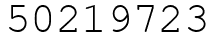 Число 50219723.