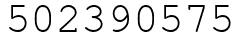 Число 502390575.