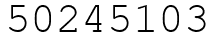 Число 50245103.
