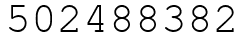 Число 502488382.