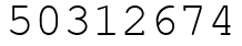 Число 50312674.