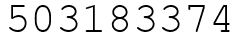 Число 503183374.