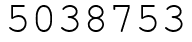 Число 5038753.