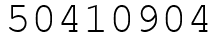 Число 50410904.